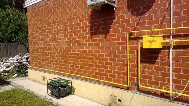 Подвод газа к частному дому