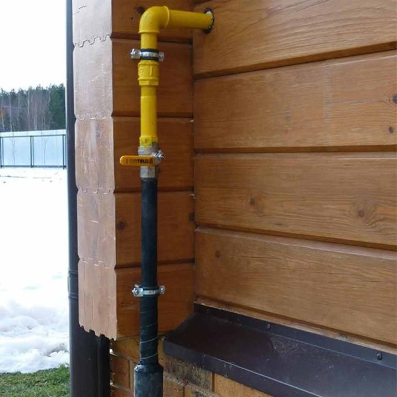 Ввод газа в дом