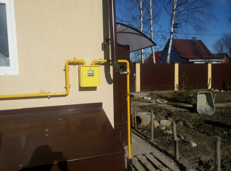 Подвод газа в частный дом