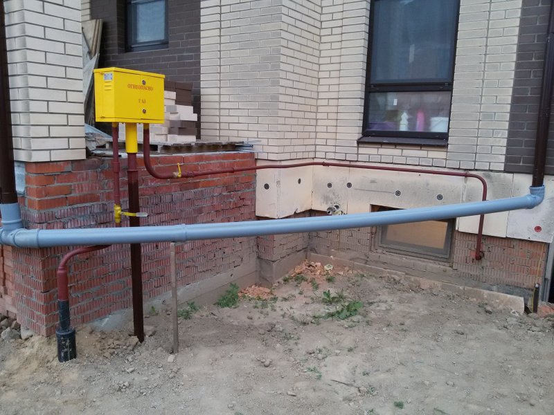 Цокольный ввод газстрой