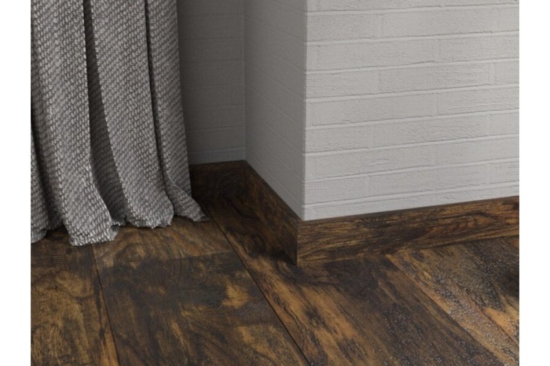 Виниловый плинтус finefloor wood дуб карлин