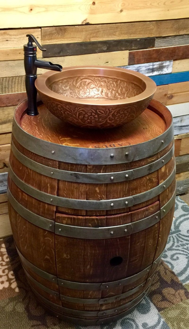 Раковина бочка