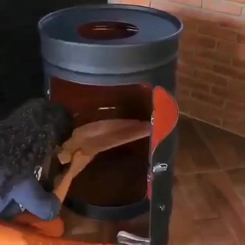Умывальник из бочки