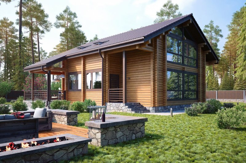Дом из клееного бруса good wood