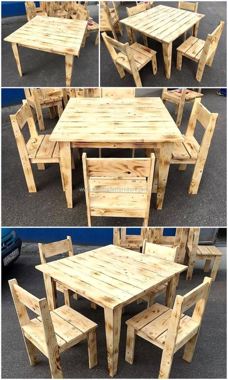 Садовая мебель из паллет