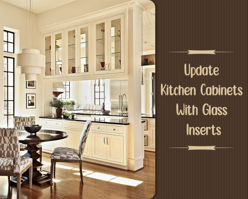 Kitchen glass corner cabinet