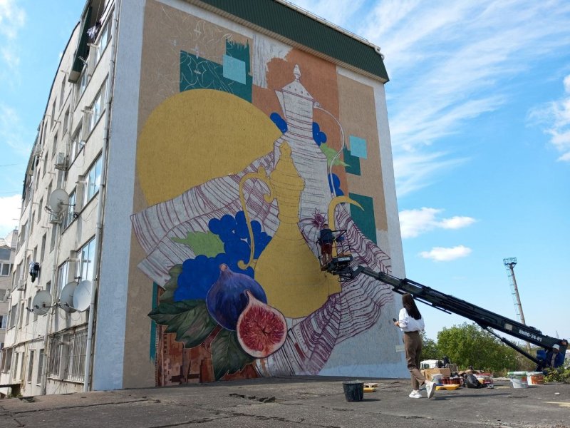 Мурал в симферополе