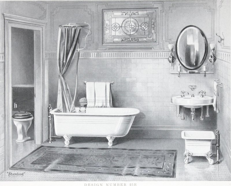 Викторианская ванная 1860