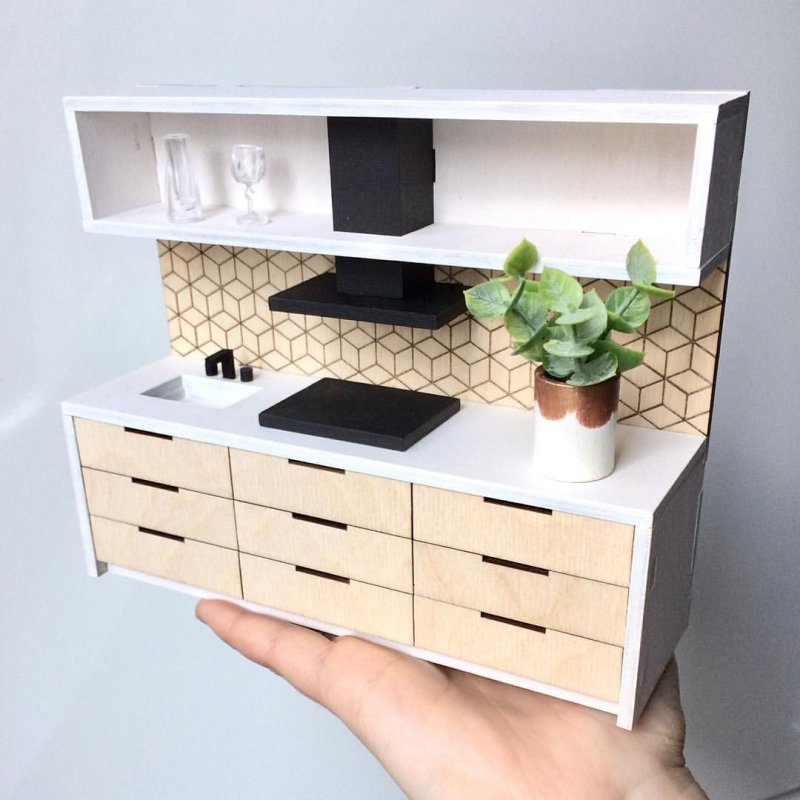 Кухня из картона
