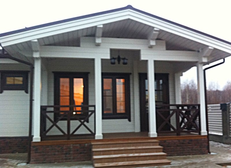 Крыльцо в одноэтажном доме