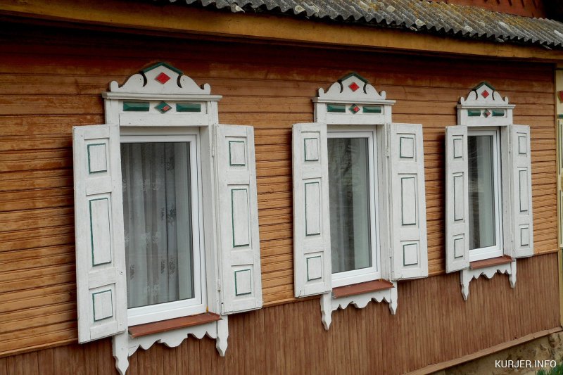 Ставни на окна деревянные старинные