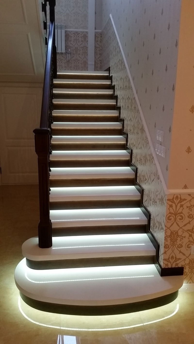 Лестница из искусственного камня