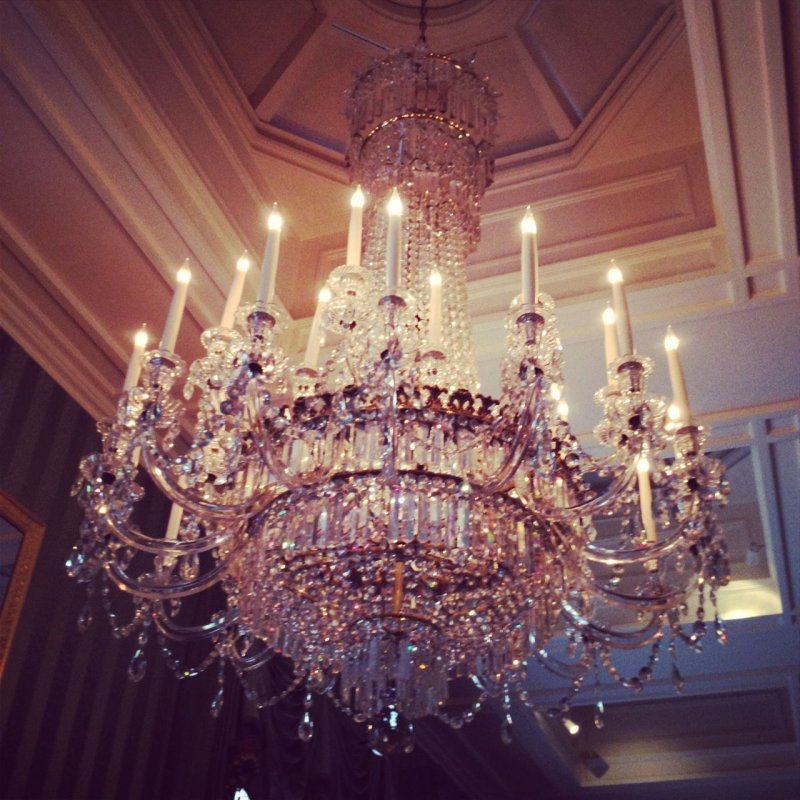 Crystal chandelier