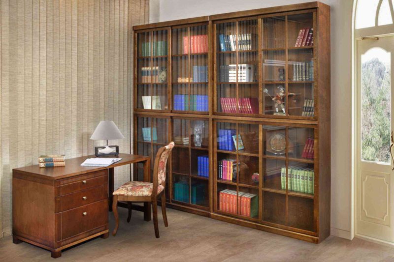 Книжные шкафы для домашней библиотеки