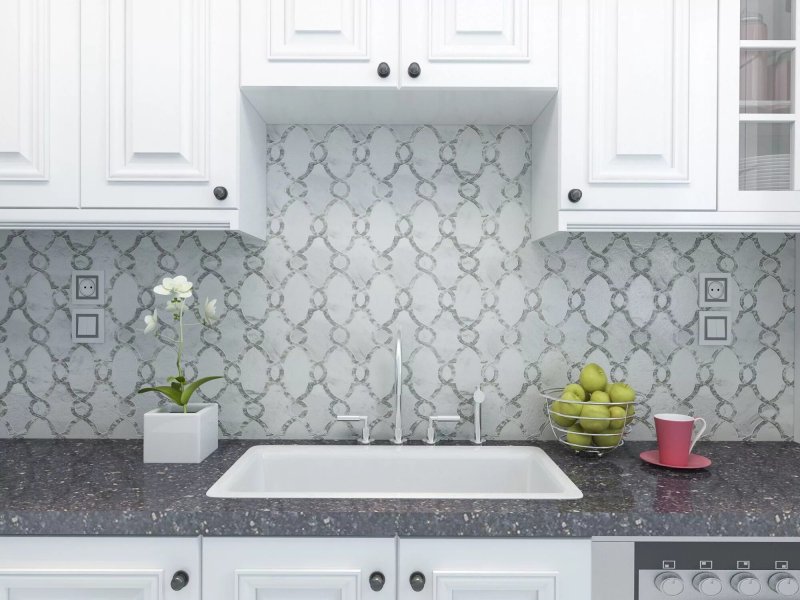 Плитка backsplash арабеск