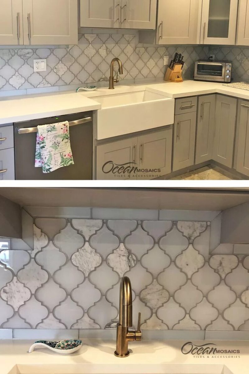 Плитка backsplash арабеск