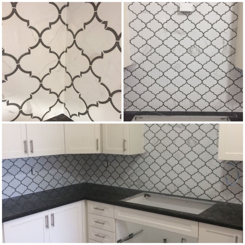 Плитка backsplash арабеск