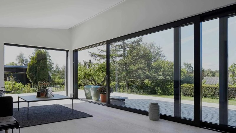 Sliding glass door