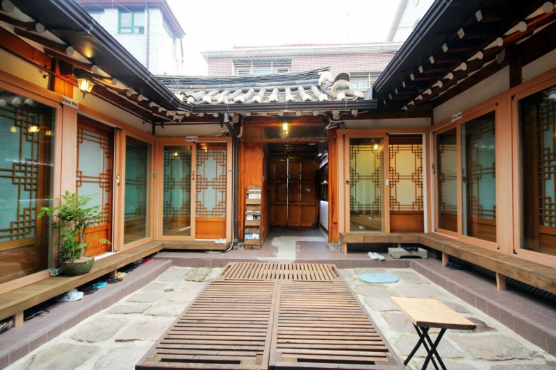Traditional korean house hanok