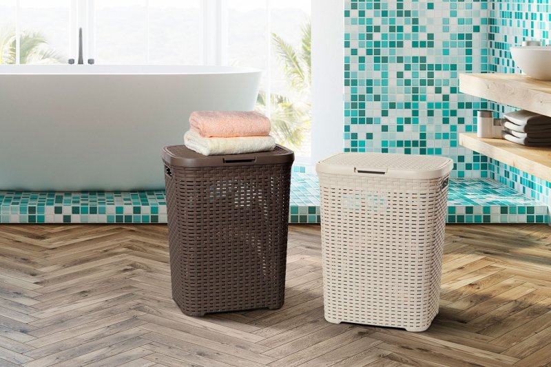 Корзина для белья rattan style 50л