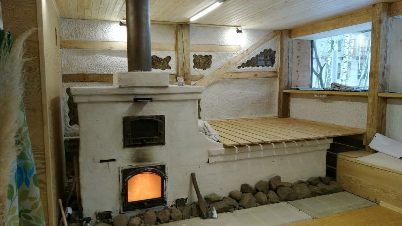Русская печь с лежанкой