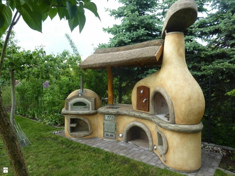 Помпейская печь из самана