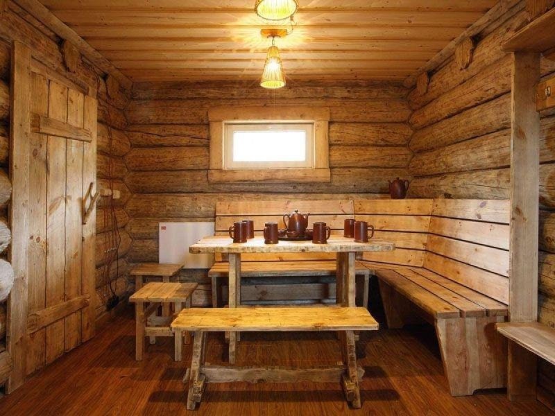Дизайн предбанника в бане