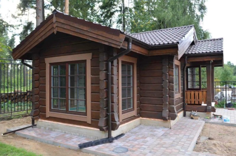 Wooden house норвежский лафет