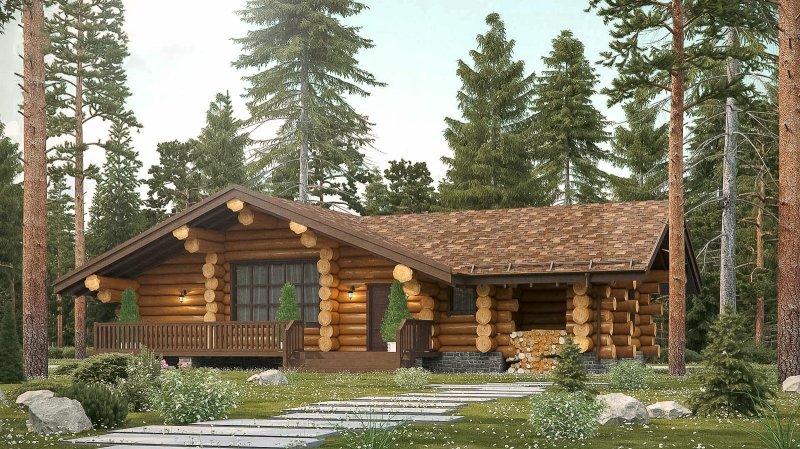 Бани из кедра городлес