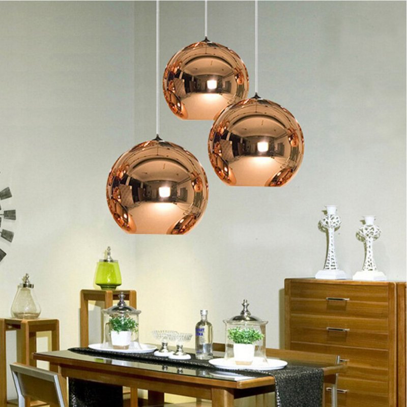Светильник copper shade chrome tom dixon
