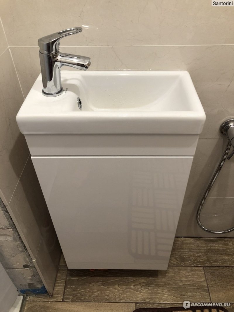 Тумба с раковиной cersanit smart 40