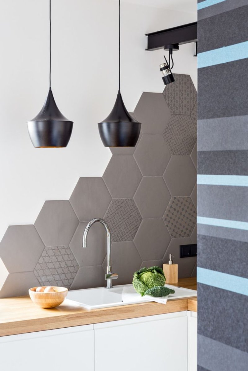 Гексагон плитка фартук kerama marazzi