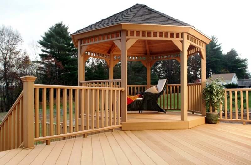Беседка брусовая gazebos