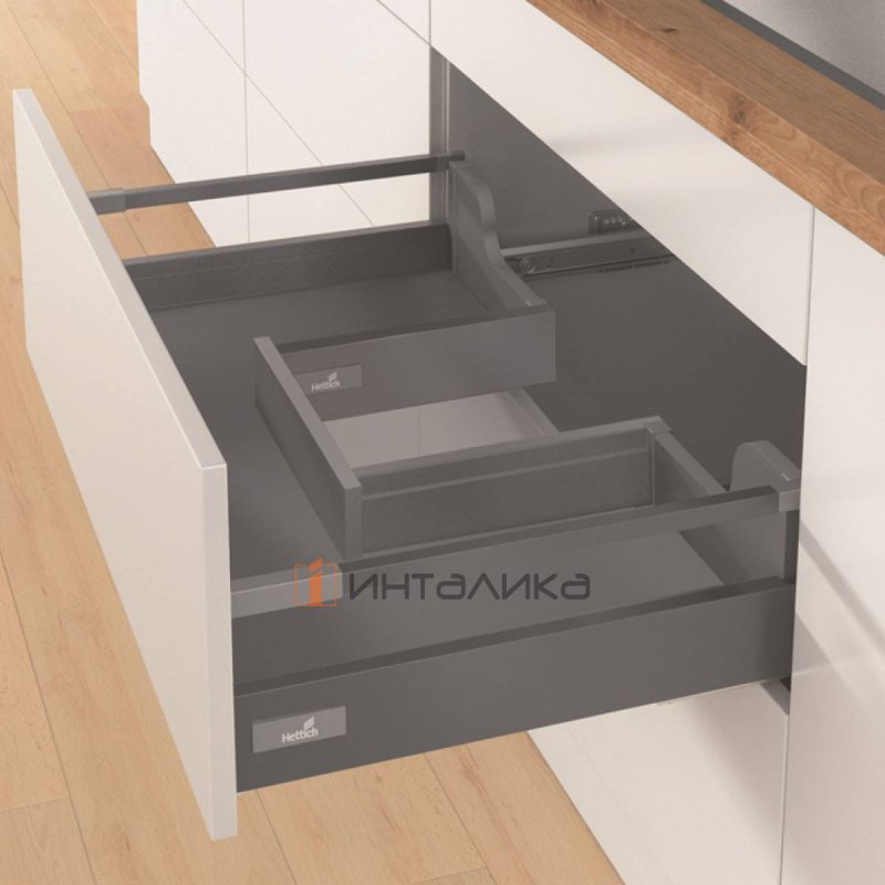 Комплект фурнитуры ящика hettich innotech atira
