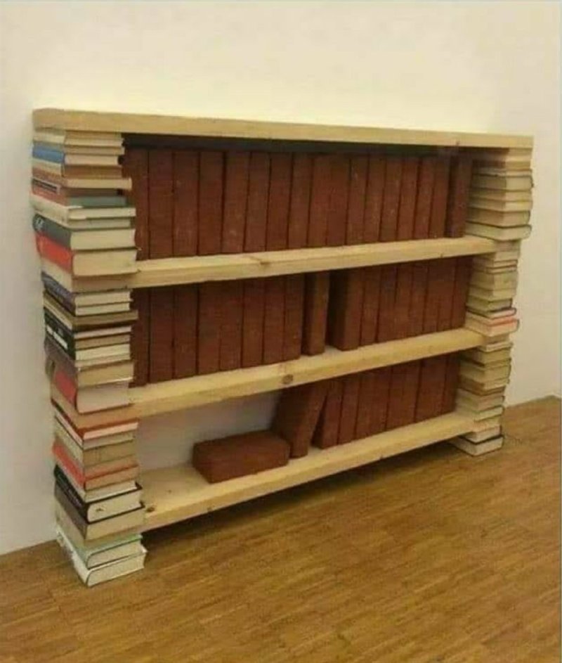 Креативные книжные полки