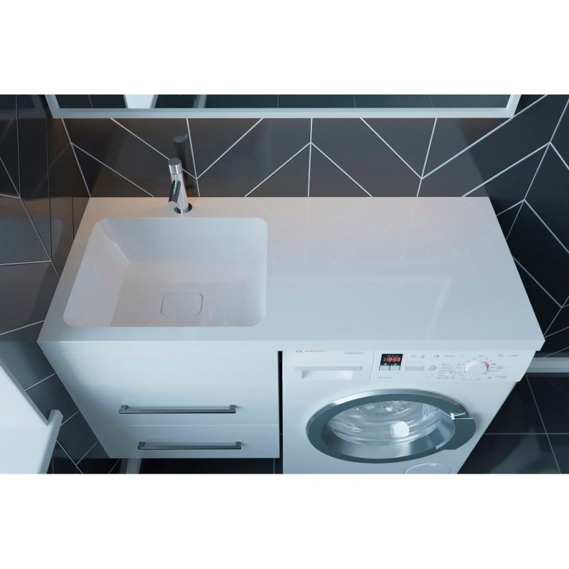 Раковина над стиральной машиной madera kamilla 110