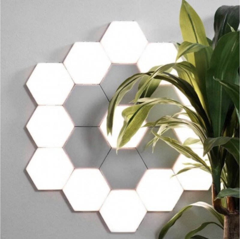 Модульный настенный светильник hexagon