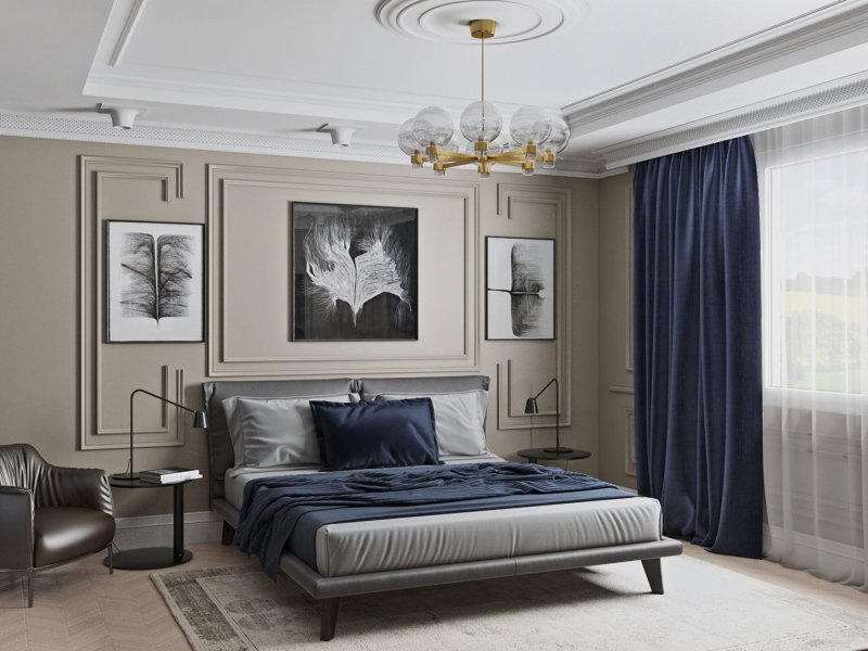 Спальни luxury неоклассика