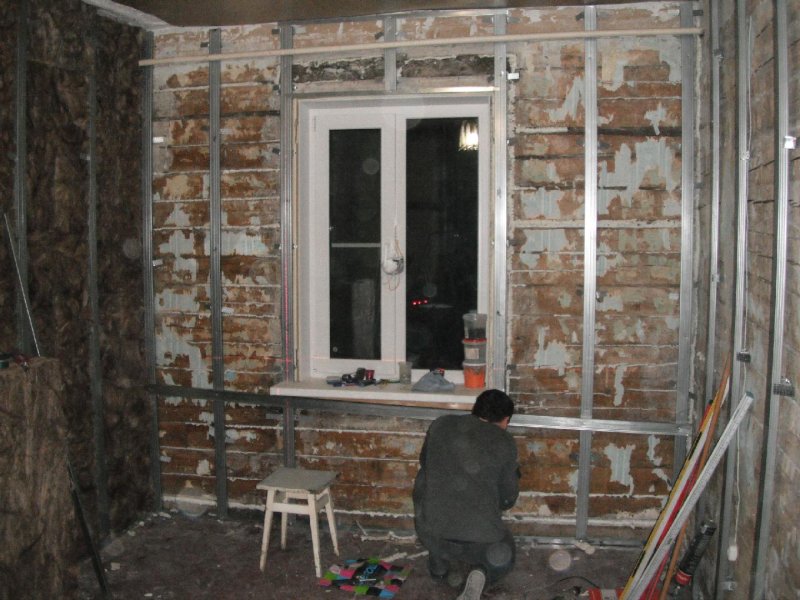 Выровнять стены гипсокартоном