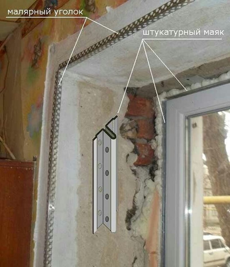 Откос окна