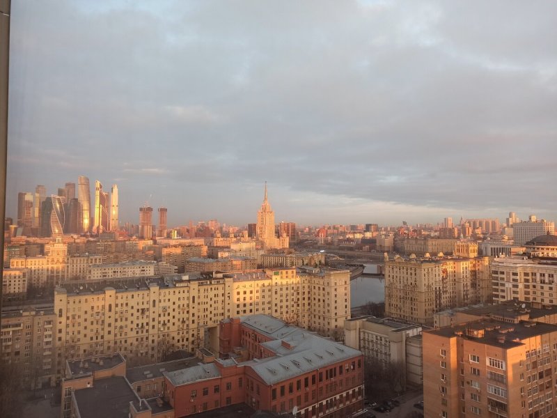Москва вид из окна