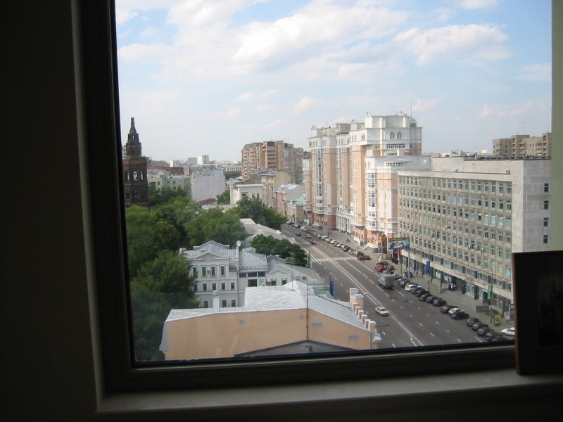 Москва вид из окна