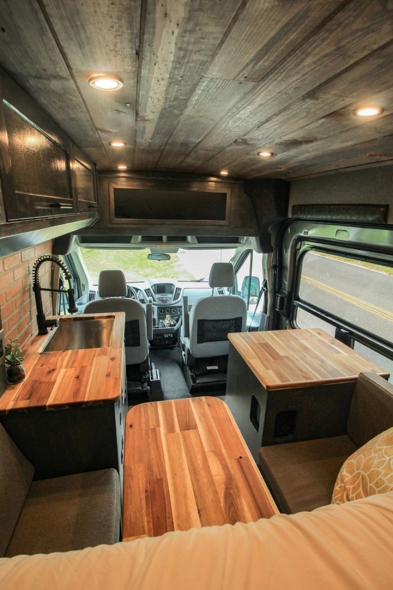 Mercedes sprinter camper van interior