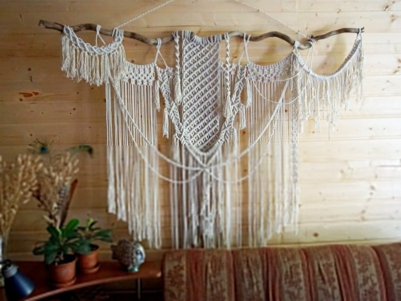 Панно макраме