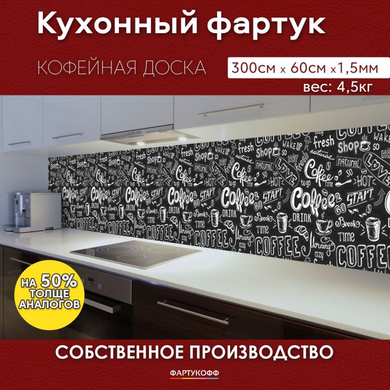 Фартук для кухни на стену
