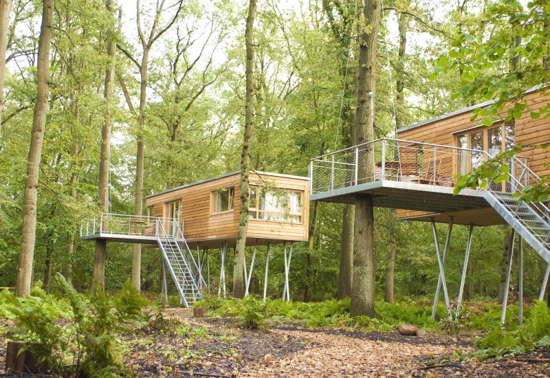 Дом на дереве treehouse баумраум