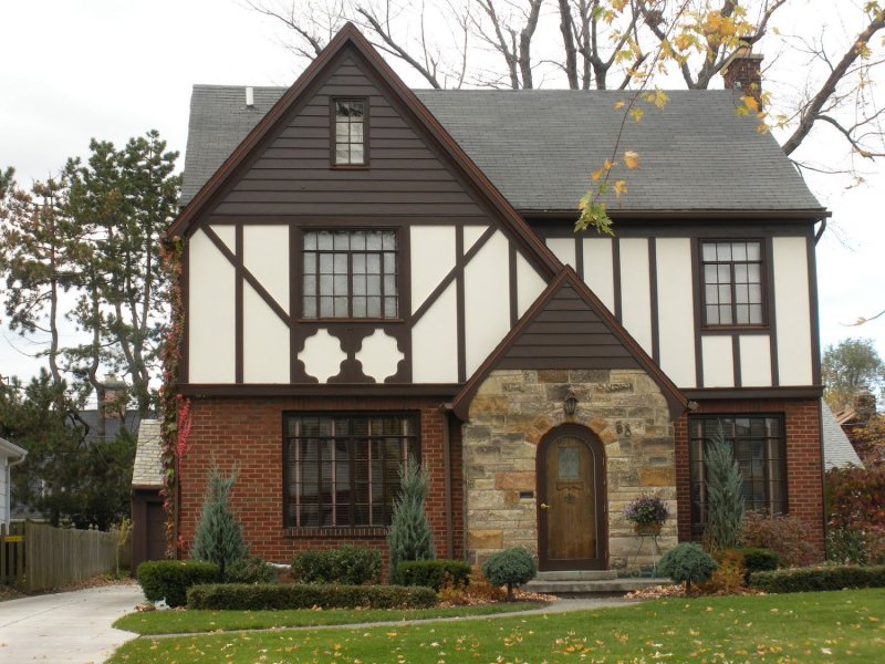 Стиль тюдор tudor revival cottage