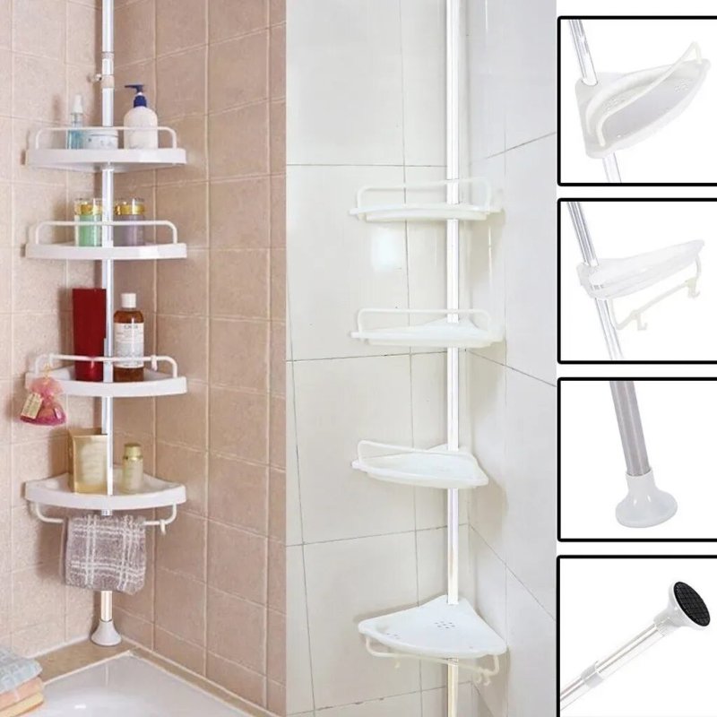 Угловая полка для ванной multi corner shelf