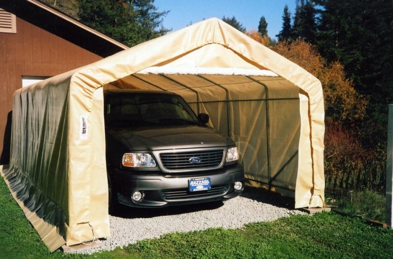 Гараж тентовый shelterlogic 3 х 6 1 х 2 4 м