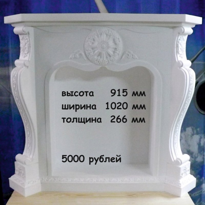 Камин из пенопласта
